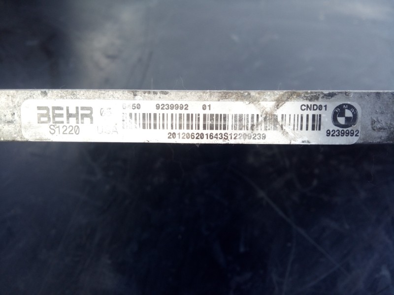 Recambio de condensador / radiador aire acondicionado para bmw x5 (e70) xdrive40d referencia OEM IAM 9239992 6650923999201 P2-A4