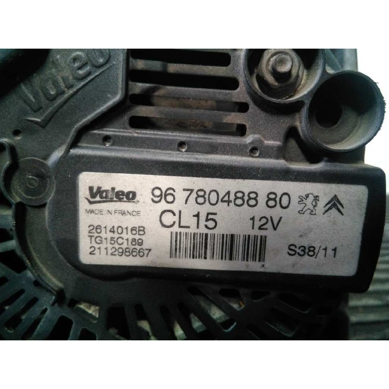 Recambio de alternador para citroën berlingo referencia OEM IAM 9678048880 2614016B 