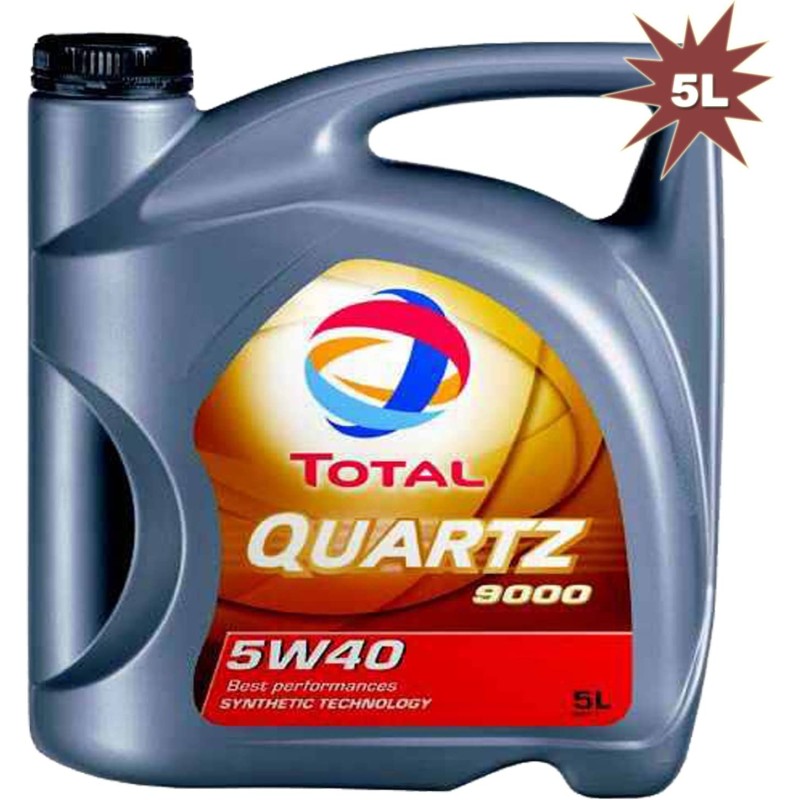 Recambio de aceite motor para universal adit. y aceite total 9000 5w40 5l.energy referencia OEM IAM TOTAL9 NUEVO TIENDA