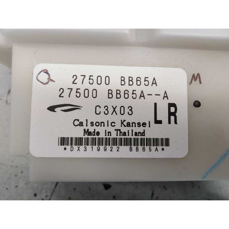 Recambio de mando climatizador para nissan qashqai (j10) acenta referencia OEM IAM 27500BB65A DX319922BB65A E3-B4-31-3