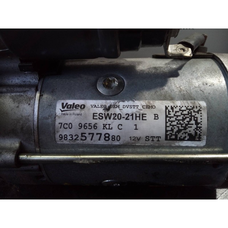 Recambio de motor arranque para peugeot 2008 (p1) allure referencia OEM IAM 9832577880 7C09656KLC P3-A10-24-1