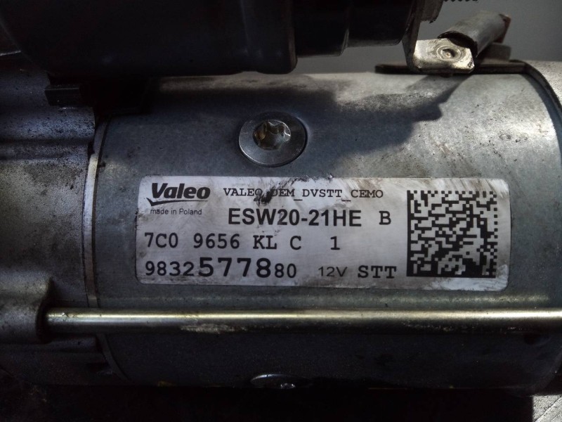 Recambio de motor arranque para peugeot 2008 (p1) allure referencia OEM IAM 9832577880 7C09656KLC P3-A10-24-1