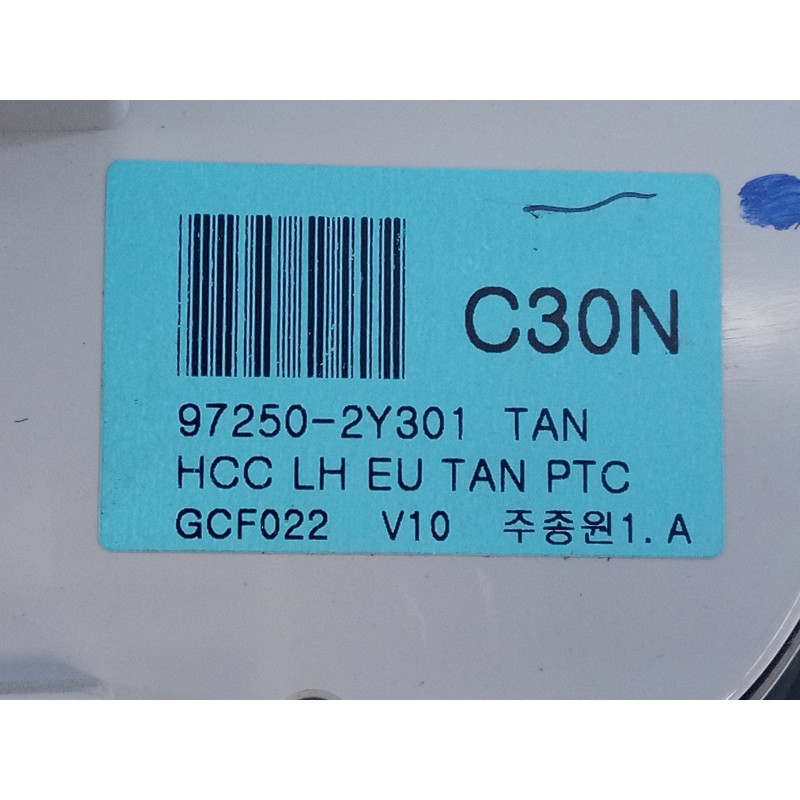 Recambio de mando climatizador para hyundai ix35 style 2wd referencia OEM IAM 972502Y301  E3-A3-48-3