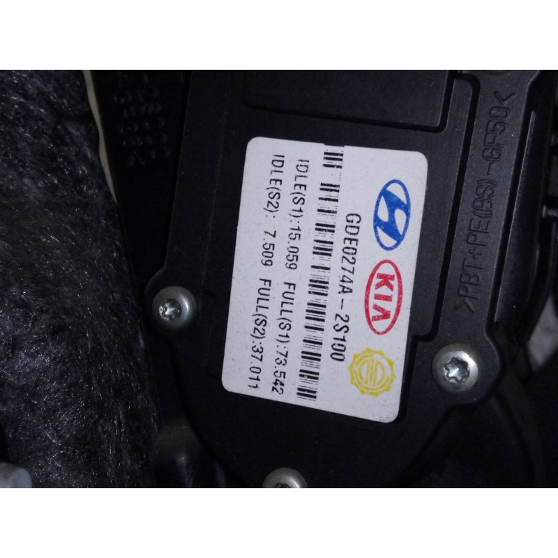 Recambio de pedal acelerador para hyundai ix35 style 2wd referencia OEM IAM GDE0274A2S100  