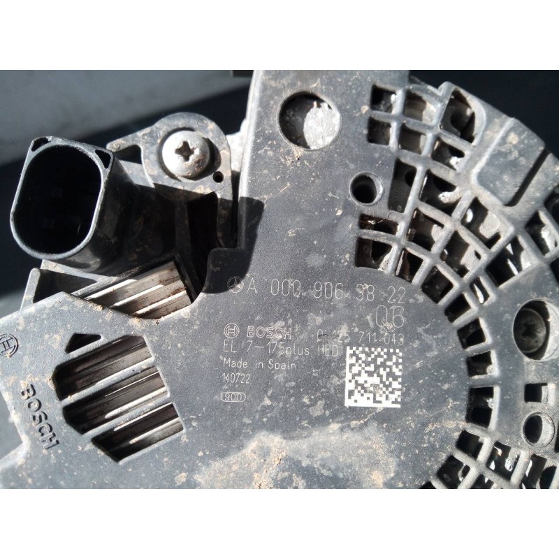 Recambio de alternador para mercedes-benz clase a (w176) a 180 cdi blueefficiency (176.012) referencia OEM IAM A0009063822  P3-A