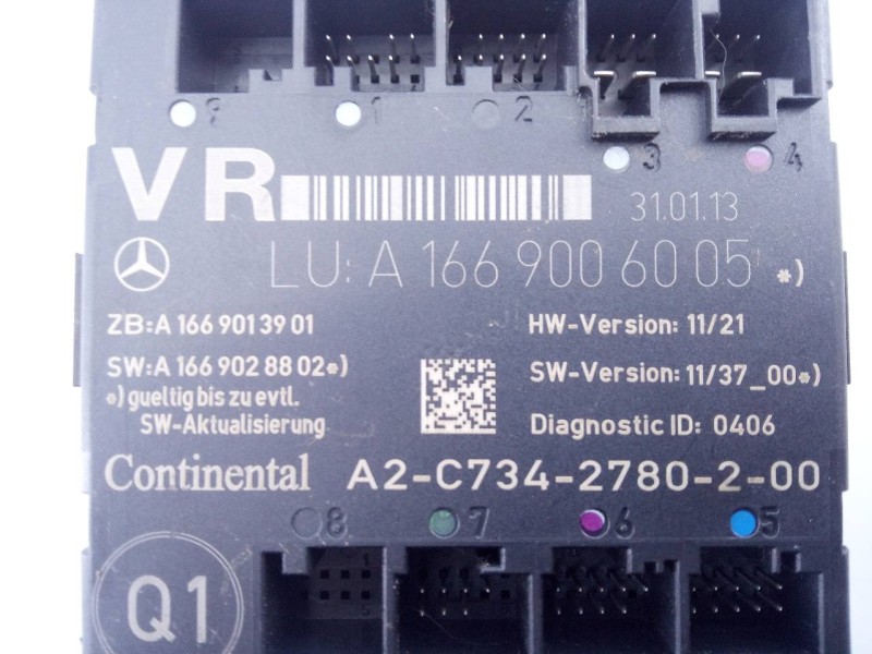Recambio de modulo electronico para mercedes-benz clase b (w246) b 180 cdi be (246.200) referencia OEM IAM A1669006005  E3-1-10-