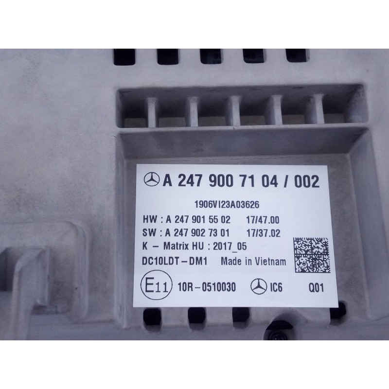 Recambio de sistema navegacion gps para mercedes-benz clase a (bm 177) a 220 d (177.014) referencia OEM IAM A2479007104002 A2479