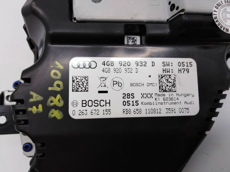 Recambio de cuadro instrumentos para audi a7 sportback (4ga) 3.0 tdi quattro referencia OEM IAM 4GB920932D 0263672155 E2-A1-13-1