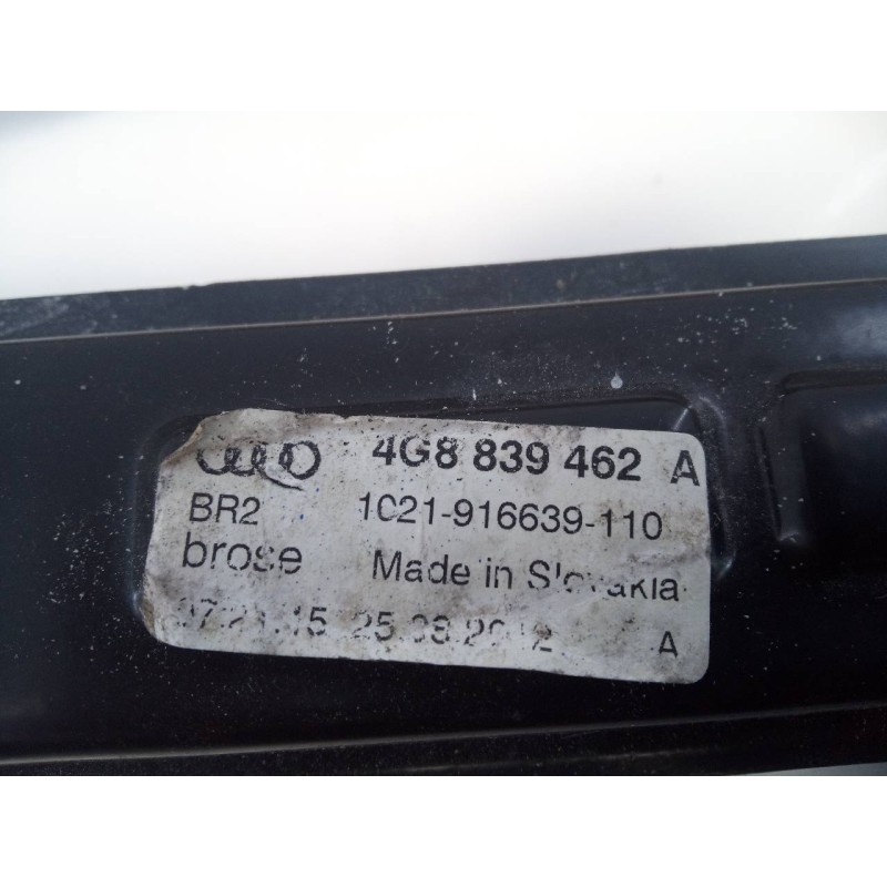 Recambio de elevalunas trasero derecho para audi a7 sportback (4ga) 3.0 tdi quattro referencia OEM IAM 4G8839462A 1C21916639110 