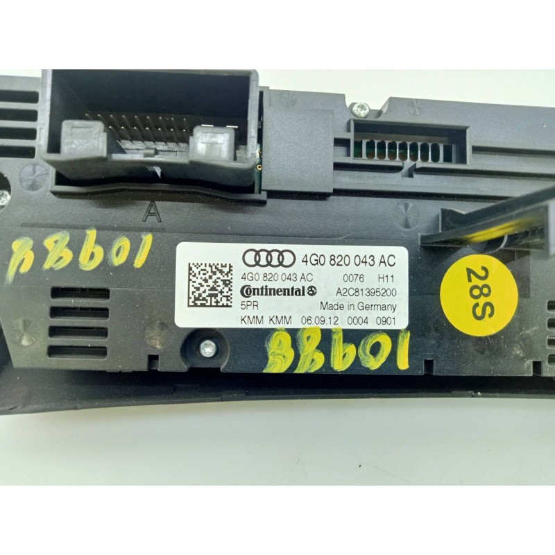Recambio de mando climatizador para audi a7 sportback (4ga) 3.0 tdi quattro referencia OEM IAM 4G0820043AC A2C81395200 E2-A1-20-