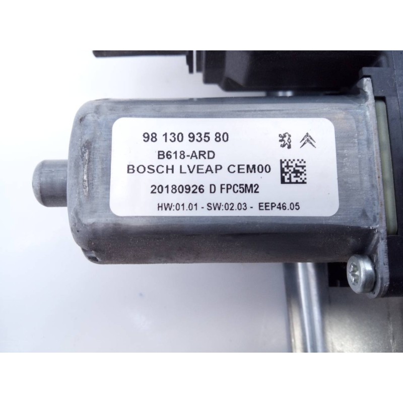 Recambio de elevalunas trasero derecho para citroën c3 live referencia OEM IAM 9813093580  E1-A4-52-2