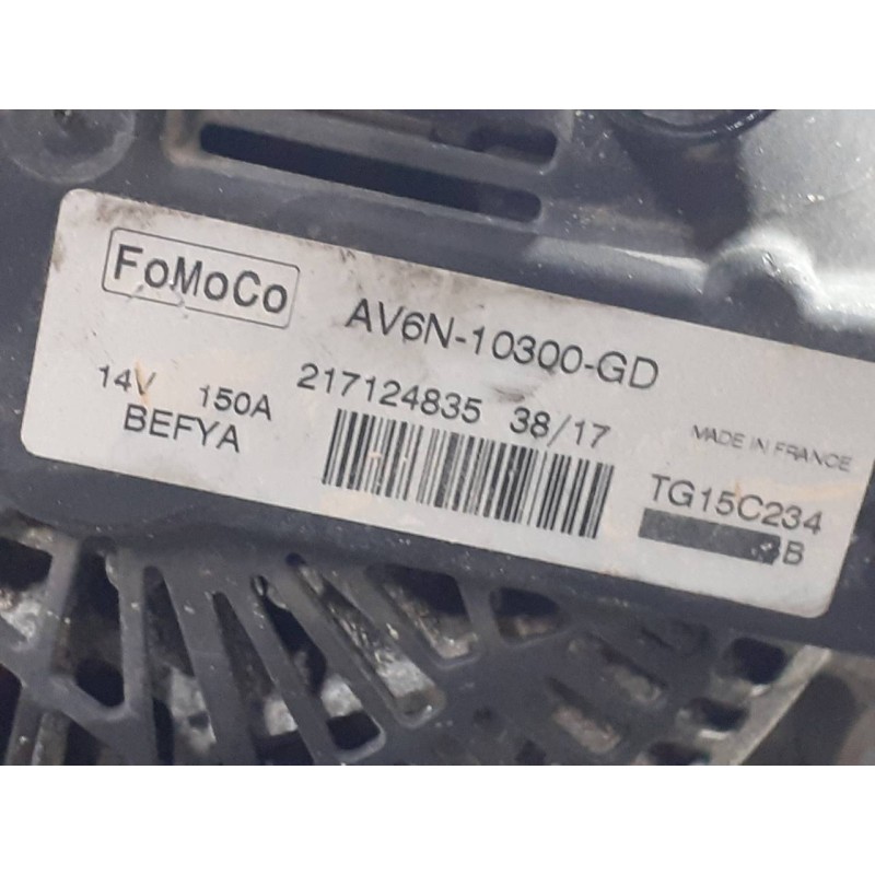 Recambio de alternador para ford kuga (cbs) vignale referencia OEM IAM AV6N10300GD 217124835 P3-B6-20-1