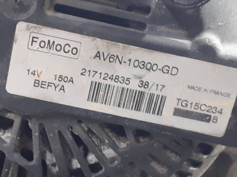 Recambio de alternador para ford kuga (cbs) vignale referencia OEM IAM AV6N10300GD 217124835 P3-B6-20-1