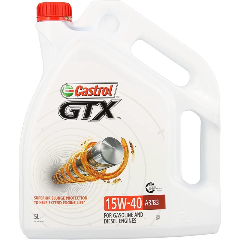 Recambio de aceite motor para universal adit. y aceite castrol 15w40 sintetico 5l referencia OEM IAM CASTROL15 NUEVO TIENDA