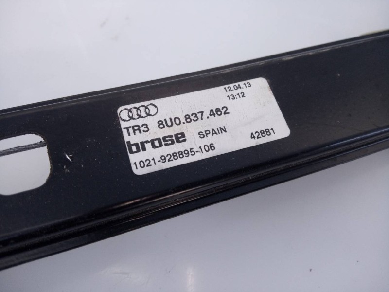 Recambio de elevalunas delantero derecho para audi q3 (8u) 2.0 tdi (103kw) ambiente referencia OEM IAM 8K0959802B  E1-B6-10-2