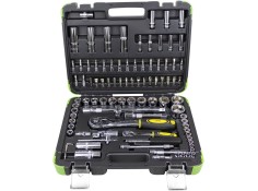 Recambio de juego herramientas de carraca para universal herramientas estuche de herramientas 94 piezas con vasos hexagonales - 