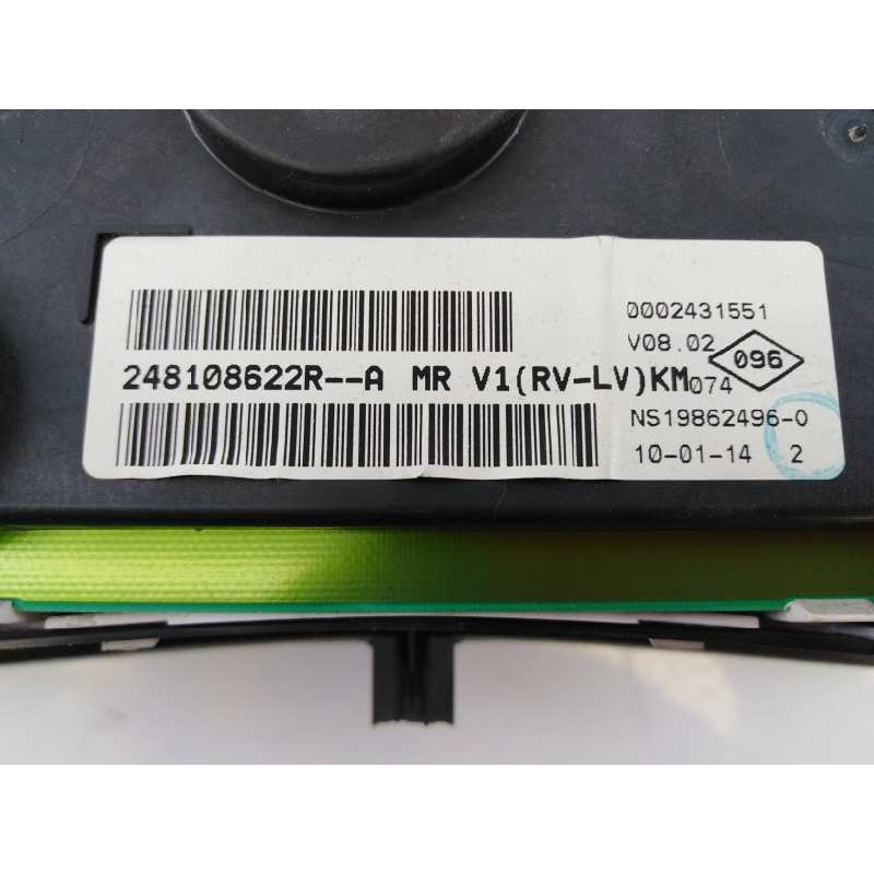 Recambio de cuadro instrumentos para dacia dokker ambiance referencia OEM IAM 248108622R  E2-A1-33-5