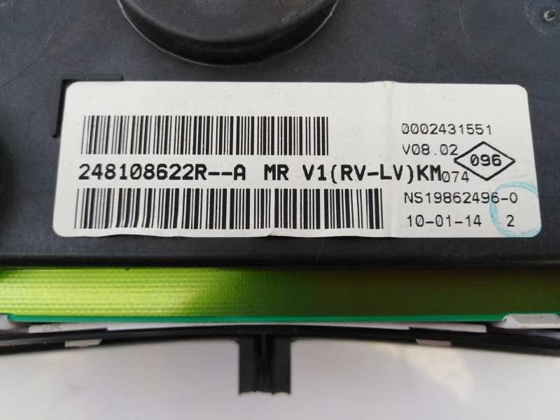 Recambio de cuadro instrumentos para dacia dokker ambiance referencia OEM IAM 248108622R  E2-A1-33-5