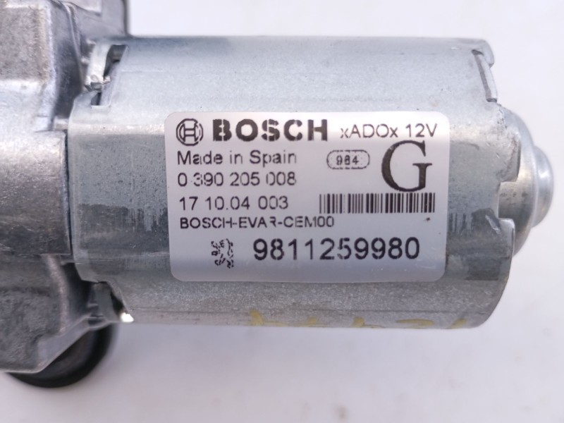 Recambio de motor limpia trasero para peugeot 3008 gt line referencia OEM IAM 9811259980 0390205008 
