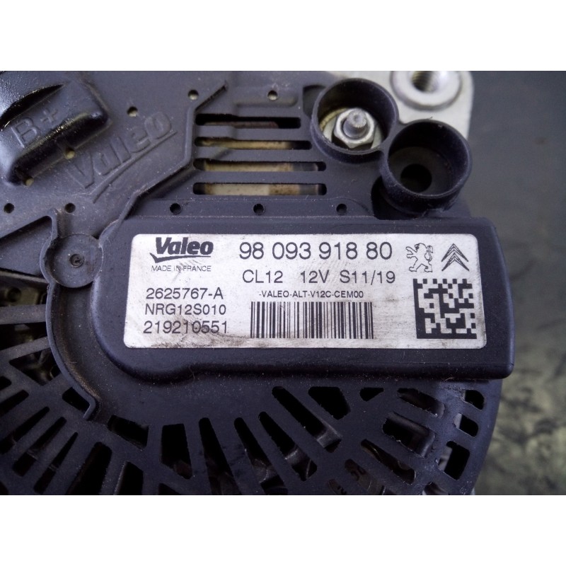 Recambio de alternador para peugeot 2008 (p1) active referencia OEM IAM 9809391880  P3-A4-28-2