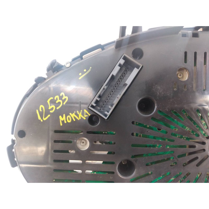 Recambio de cuadro instrumentos para opel mokka edition ecoflex referencia OEM IAM 95386881 654663731 E3-A5-30-1