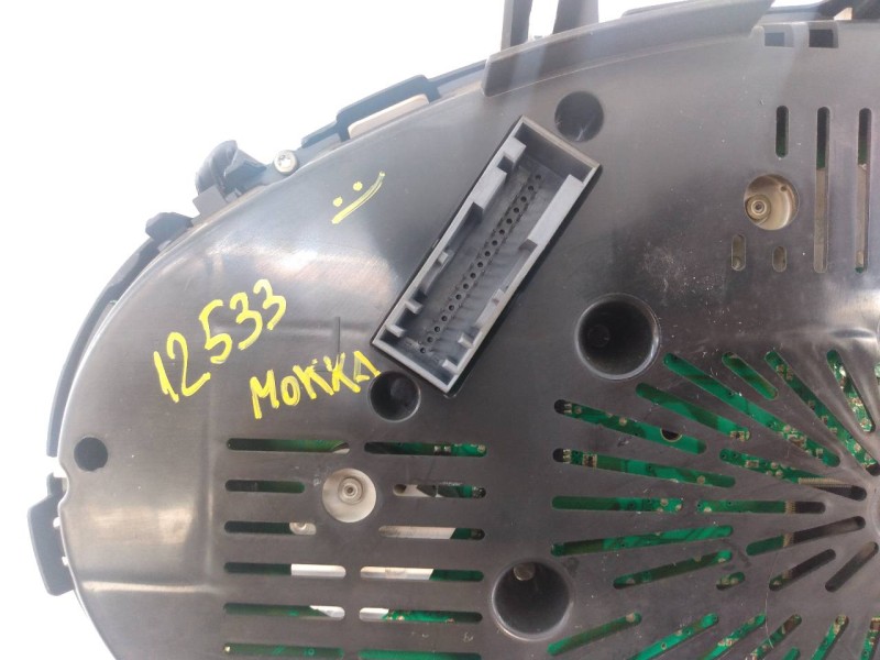 Recambio de cuadro instrumentos para opel mokka edition ecoflex referencia OEM IAM 95386881 654663731 E3-A5-30-1