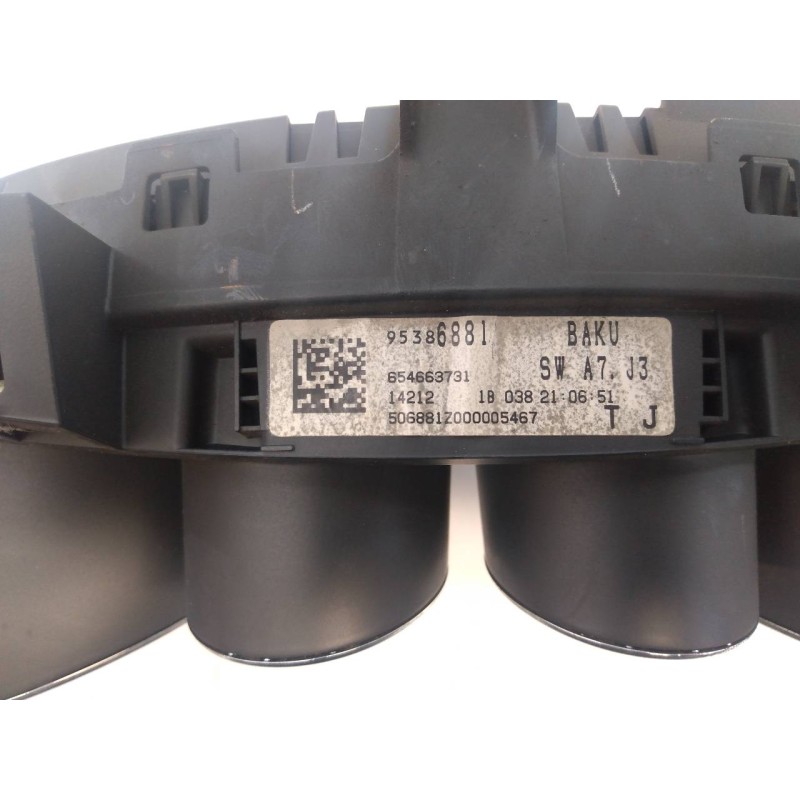 Recambio de cuadro instrumentos para opel mokka edition ecoflex referencia OEM IAM 95386881 654663731 E3-A5-30-1