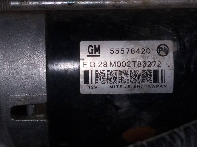 Recambio de motor arranque para opel mokka edition ecoflex referencia OEM IAM 55578420 M002T86272 