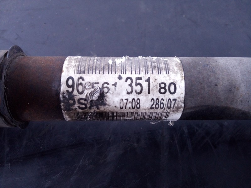 Recambio de transmision delantera izquierda para peugeot 207 premium referencia OEM IAM 9656135180  P1-A6-29