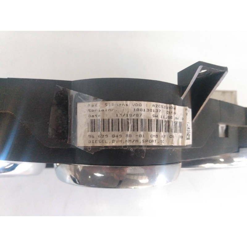 Recambio de cuadro instrumentos para peugeot 207 premium referencia OEM IAM 9662904801 A2C53065549 E3-B2-40-2