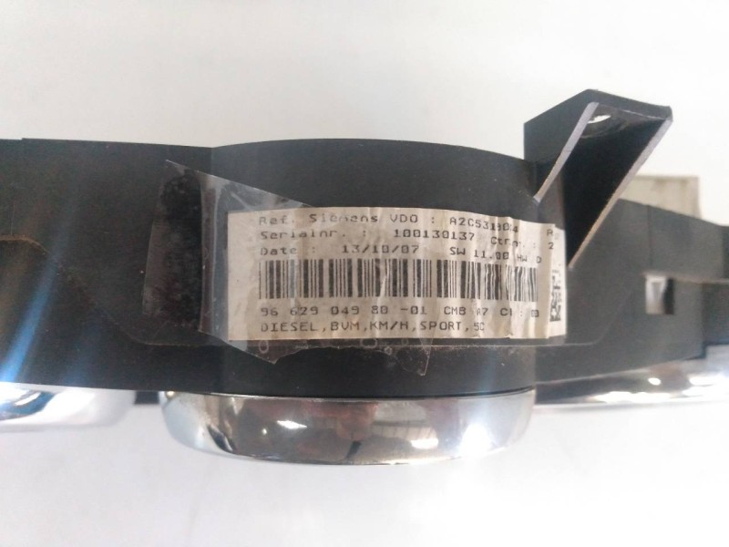 Recambio de cuadro instrumentos para peugeot 207 premium referencia OEM IAM 9662904801 A2C53065549 E3-B2-40-2