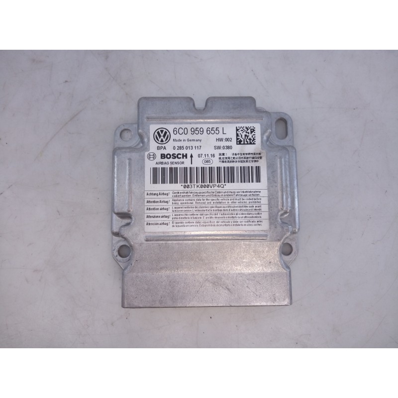 Recambio de centralita airbag para seat toledo (kg3) reference referencia OEM IAM 6C0959655L 0285013117 E2-A1-39-7