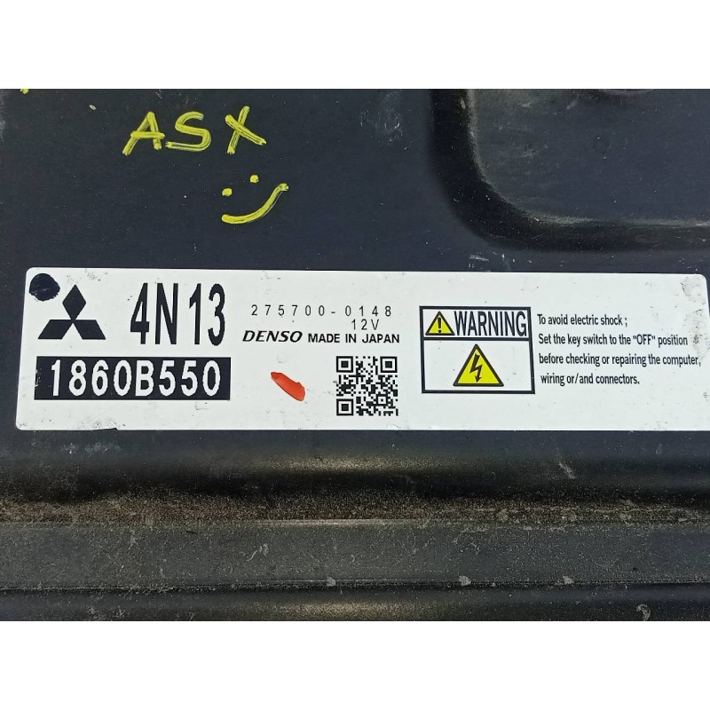 Recambio de centralita motor uce para mitsubishi asx (ga0w) challenge 2wd referencia OEM IAM 2757000148 1860B550 E3-A2-19-4