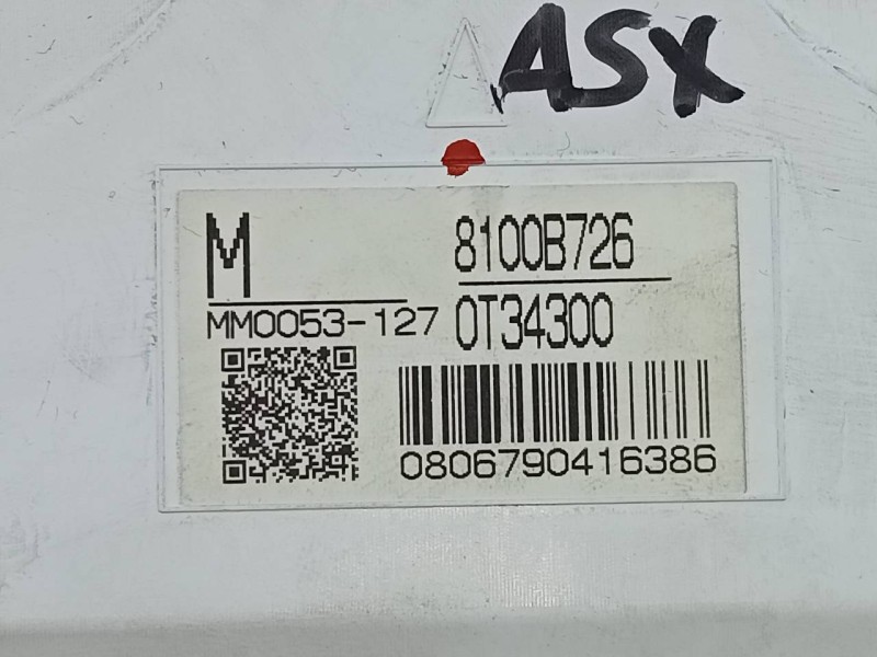 Recambio de cuadro instrumentos para mitsubishi asx (ga0w) challenge 2wd referencia OEM IAM 8100B726 0T34300 E3-A2-19-4