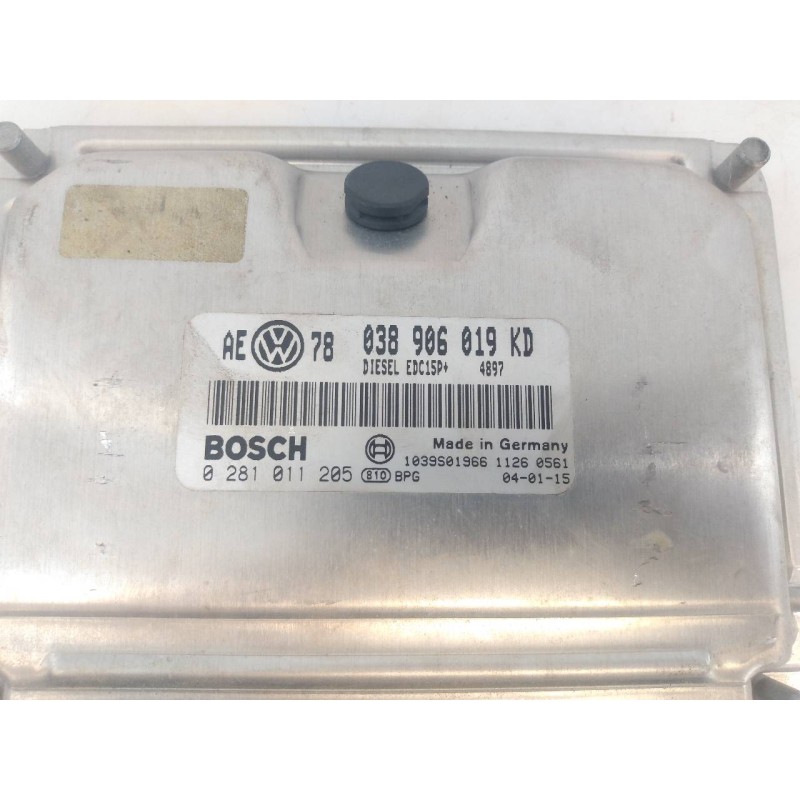 Recambio de centralita motor uce para volkswagen passat berlina (3b3) advance referencia OEM IAM 038906019KD 0281011205 E2-A1-40