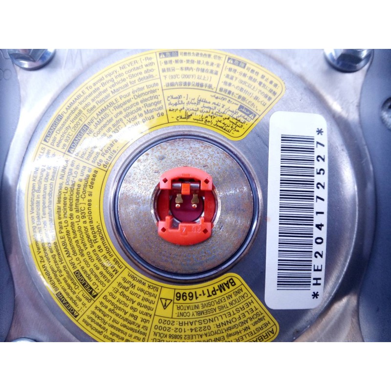 Recambio de airbag delantero izquierdo para toyota prius+ eco referencia OEM IAM SA0716820AFF  E2-B4-39-1