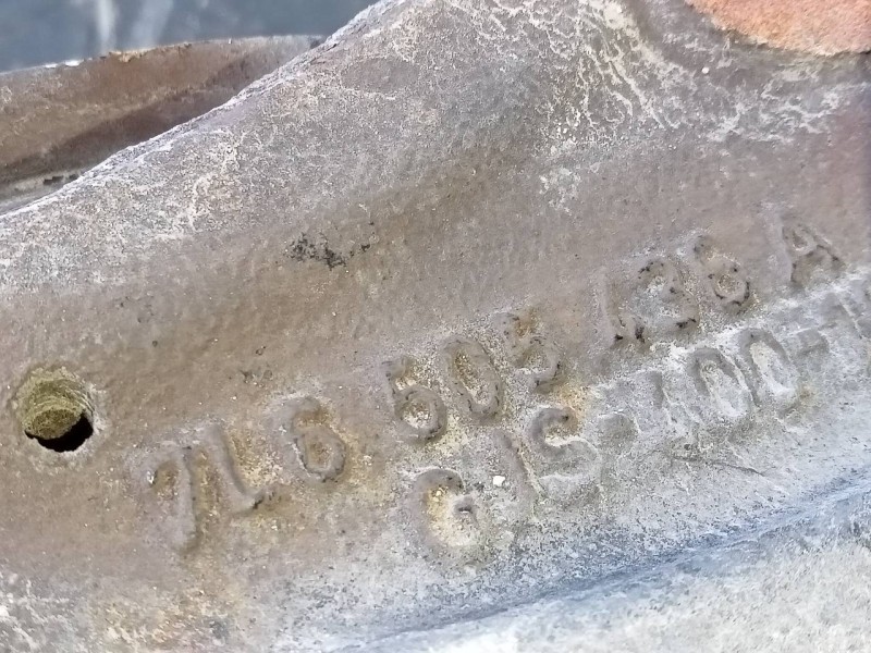 Recambio de mangueta trasera derecha para volkswagen touareg (7l6) tdi r5 referencia OEM IAM 7L6505436A  P1-A4-18