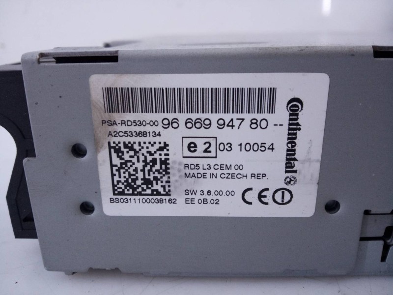 Recambio de sistema audio / radio cd para citroën c4 lim. business referencia OEM IAM 9666994780  E3-B2-39-3