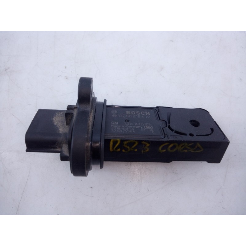 Recambio de caudalimetro para opel corsa e selective referencia OEM IAM 12671624 0280218419 E3-A5-13-3