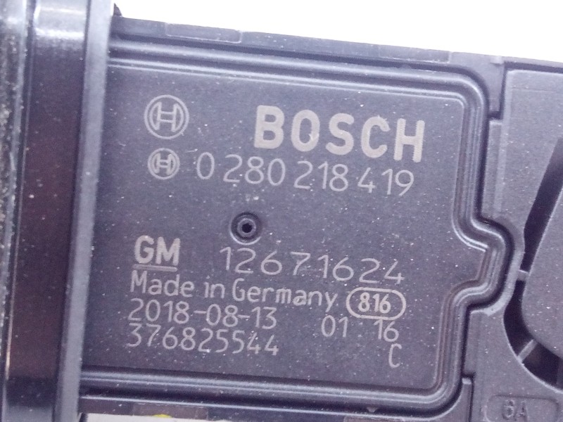 Recambio de caudalimetro para opel corsa e selective referencia OEM IAM 12671624 0280218419 E3-A5-13-3