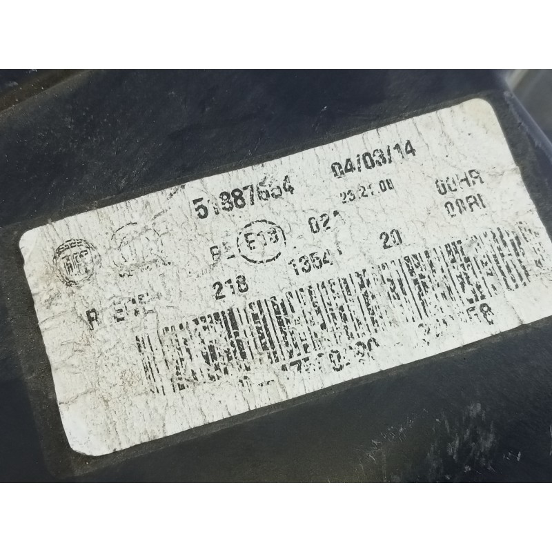 Recambio de piloto delantero derecho para fiat 500 l living (351) pop star referencia OEM IAM 51887654  E2-B2-53-1