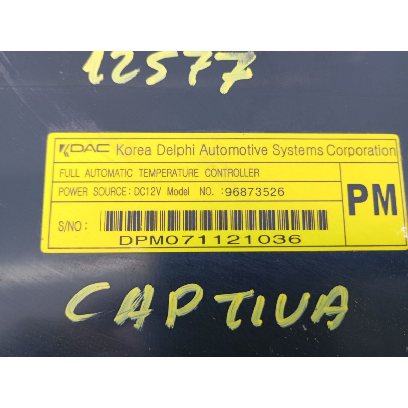 Recambio de mando climatizador para opel antara cosmo 4x4 referencia OEM IAM   