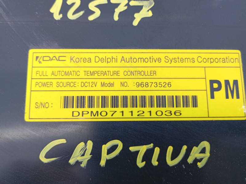 Recambio de mando climatizador para opel antara cosmo 4x4 referencia OEM IAM   