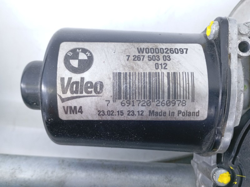 Recambio de motor limpia delantero para bmw serie 1 lim. (f20/f21) 116d referencia OEM IAM 726750303  