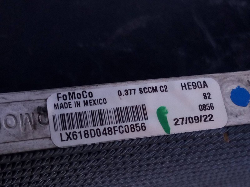 Recambio de radiador agua para ford kuga st-line referencia OEM IAM LX618D048FC0856 0377SCCMC2 P2-A5-8