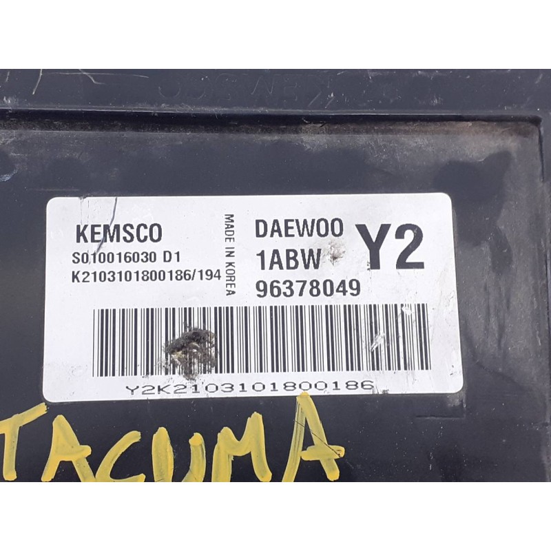 Recambio de centralita motor uce para chevrolet tacuma referencia OEM IAM 96378049 S010016030D1 E3-A5-8-3