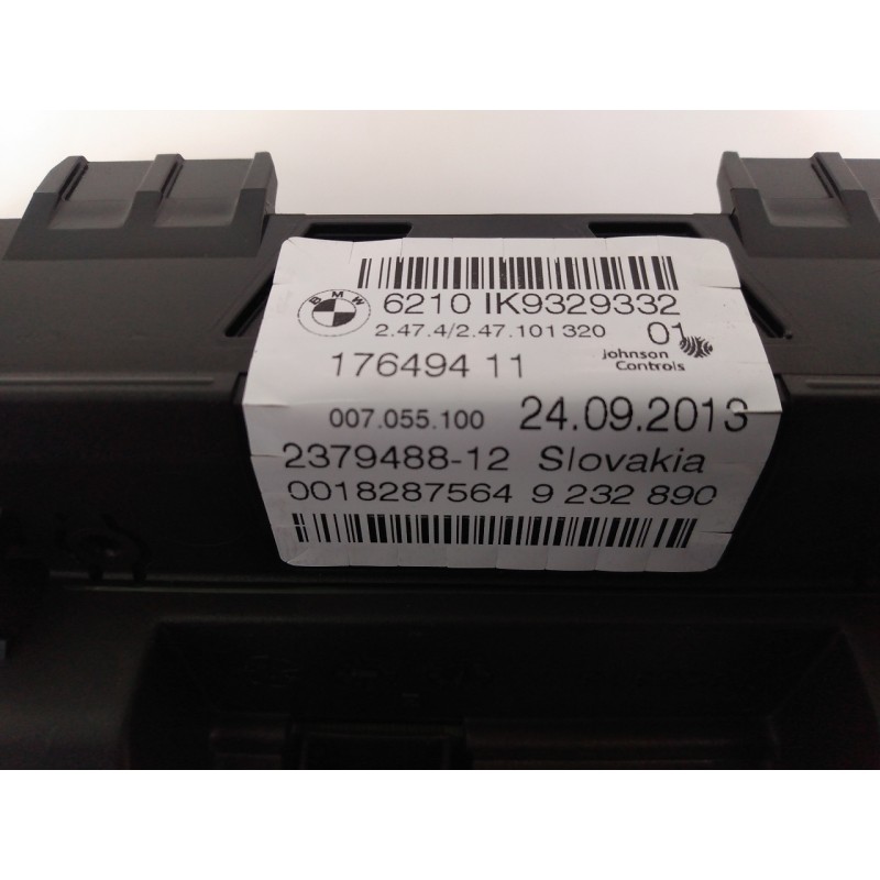 Recambio de cuadro instrumentos para bmw x3 (f25) sdrive 18d referencia OEM IAM 6210IK9329332 237948812 E3-A2-46-2