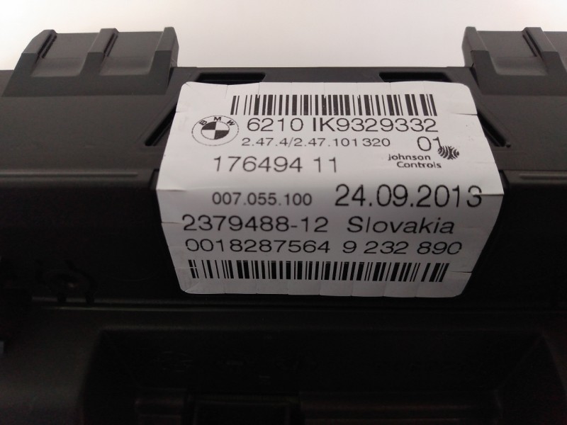 Recambio de cuadro instrumentos para bmw x3 (f25) sdrive 18d referencia OEM IAM 6210IK9329332 237948812 E3-A2-46-2
