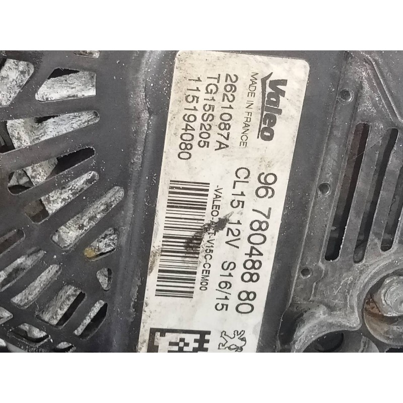 Recambio de alternador para citroën c3 picasso exclusive referencia OEM IAM 9678048880  P3-A5-23-2