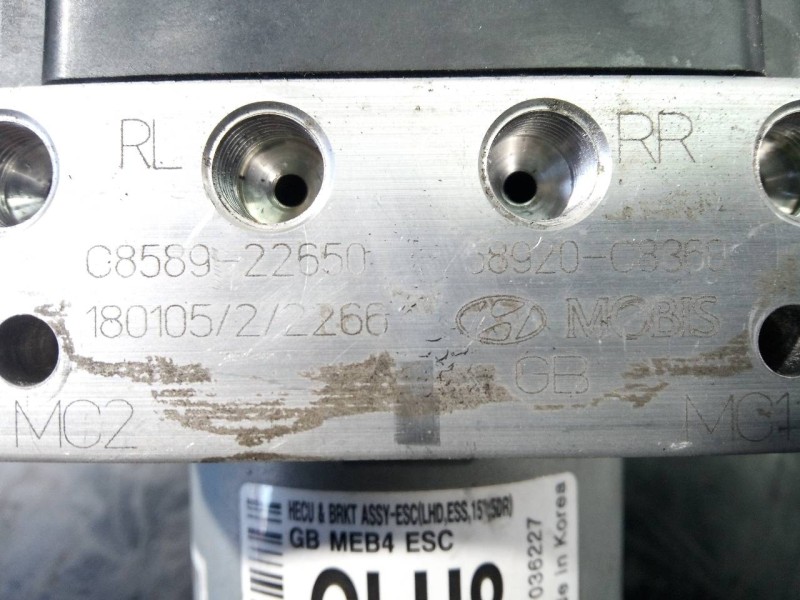 Recambio de abs para hyundai i20 trend referencia OEM IAM 0858922650 18010522266 P3-A8-28-4